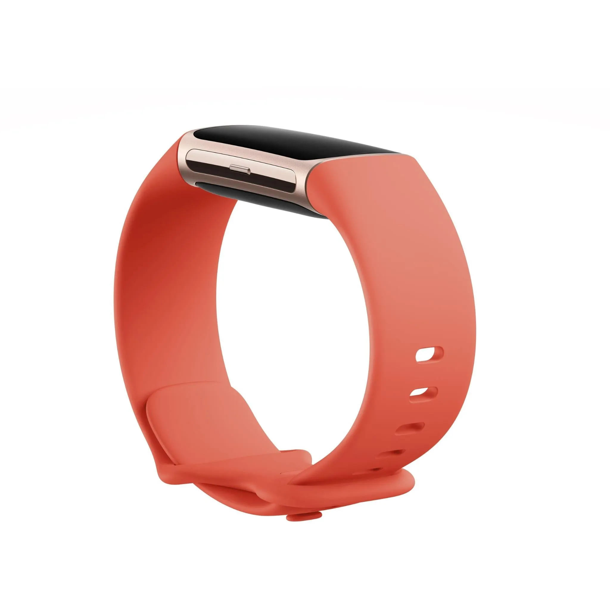 Fitbit Charge 6 Fitness Tracker (Coral/Champagne Gold Aluminium)