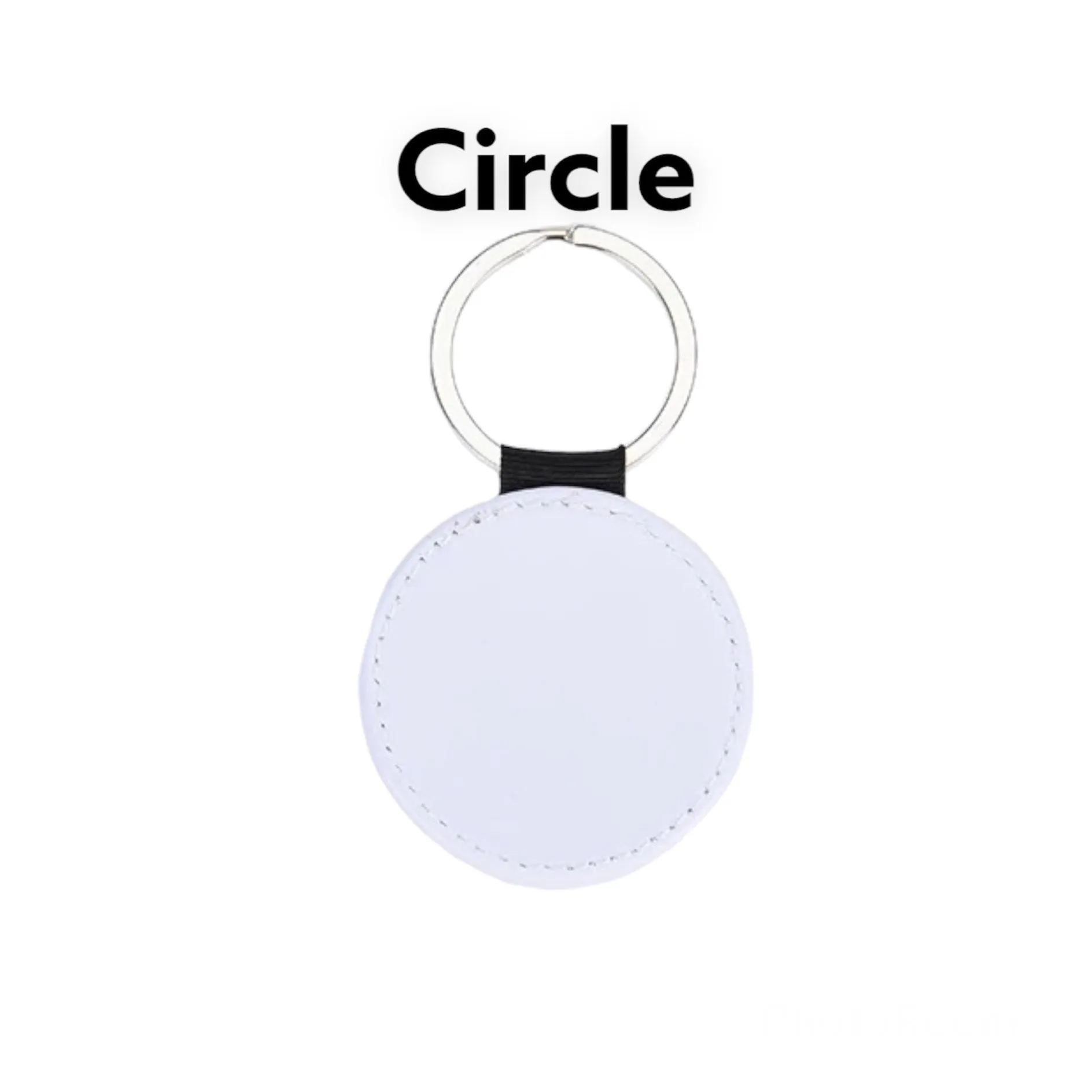FREE GIFTDouble sided leather sublimation keychains