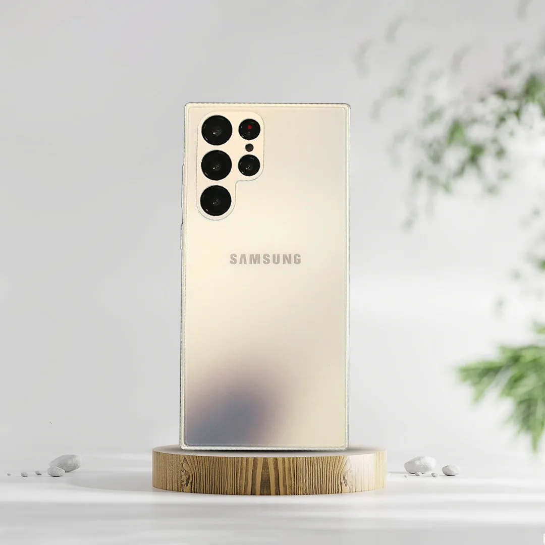 Frosted Glass Back Case - Samsung