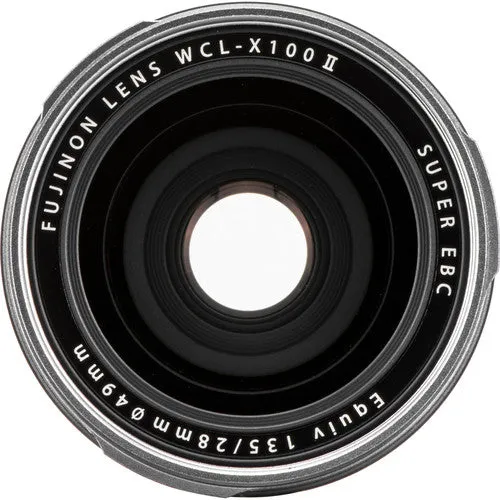 FUJIFILM X100VI Silver Camera With Wide And Tele Conversion Lenses