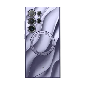 Galaxy S24 Ultra Radiance Protective Phone Case - Metallic Purple