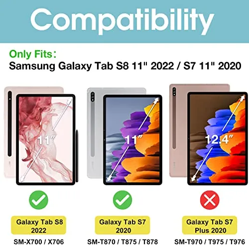 Galaxy Tab S7 2020 / S8 2022 11 Slim Protective Case | ProCase