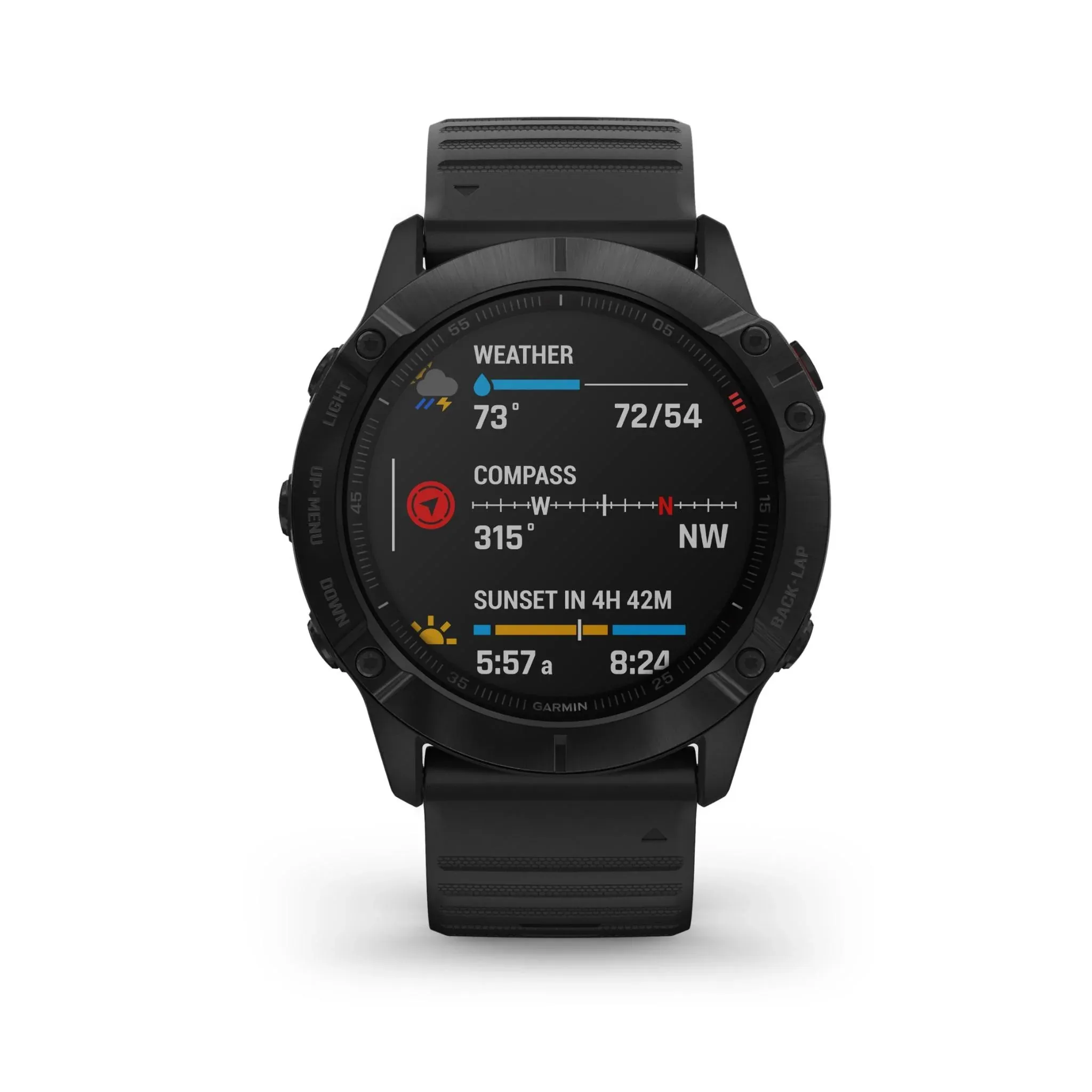 Garmin Fenix 6X Pro GPS Watch - Black