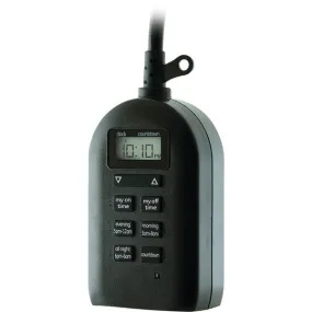 GE 26898 MyTouchSmart(TM) Dual Digital Outdoor Timer