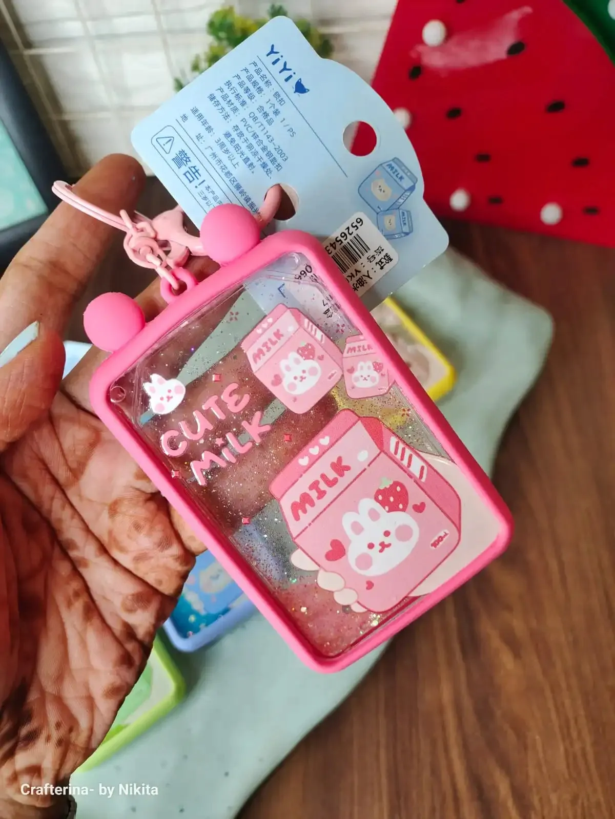 Glitter keychains
