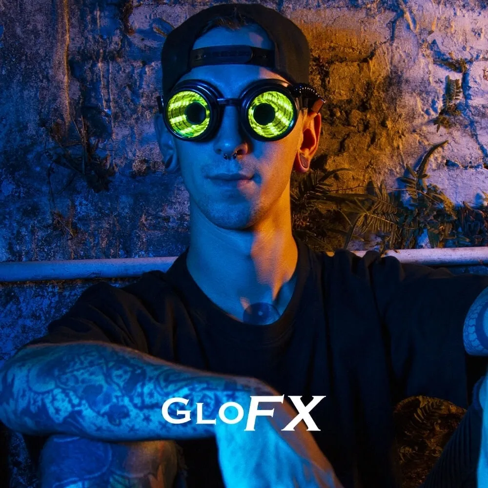GloFX Pixel Pro Infinite Portal LED Goggles
