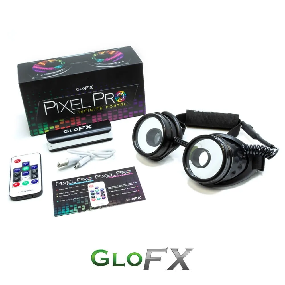 GloFX Pixel Pro Infinite Portal LED Goggles
