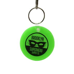 Green Logo Keychain | Brooklyn Superhero Supply Co.