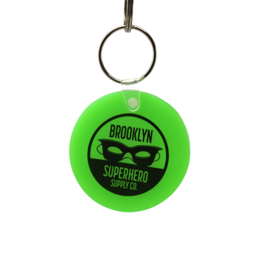 Green Logo Keychain | Brooklyn Superhero Supply Co.