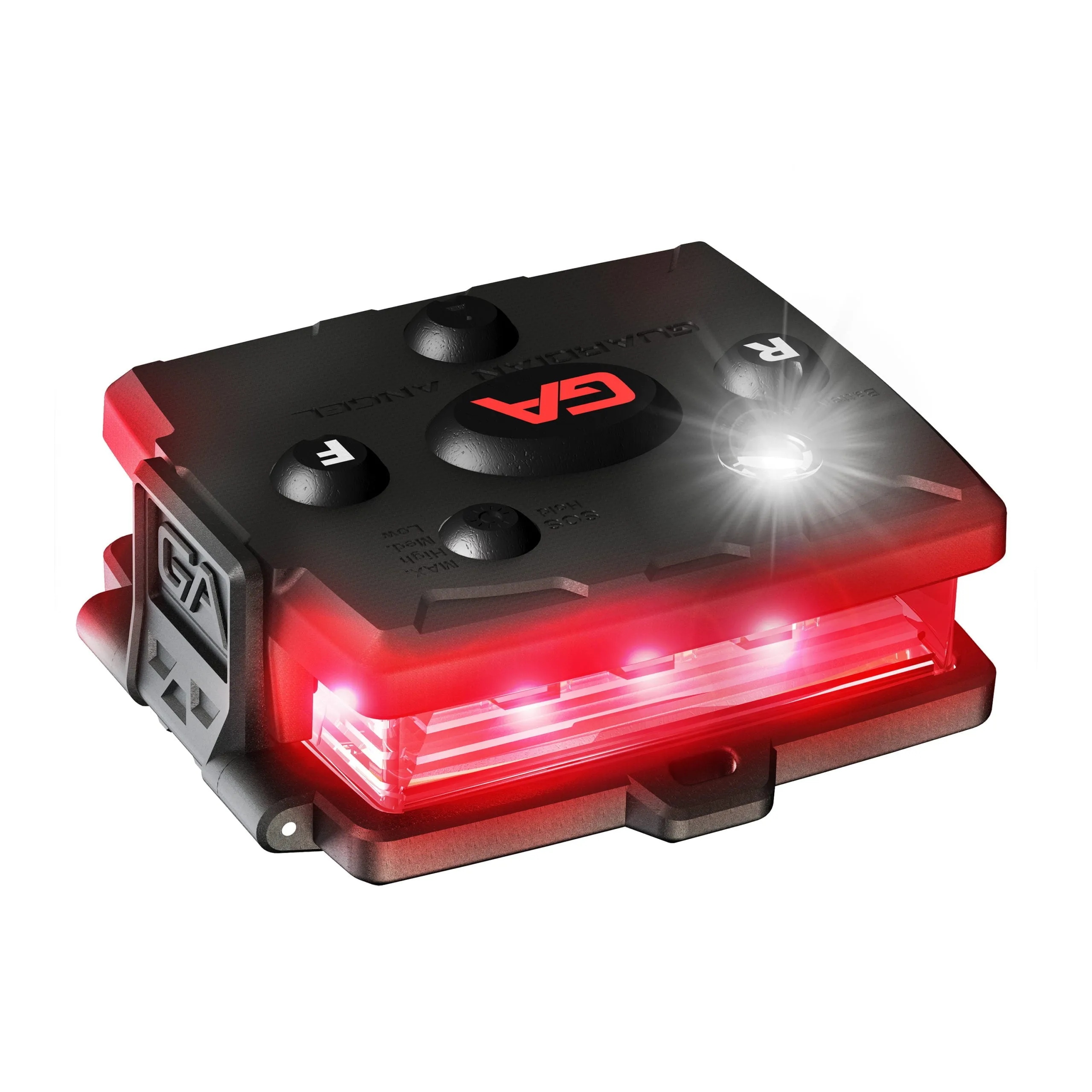 Guardian Angel Micro Series Wearable Safety Light (Red/ Red)
