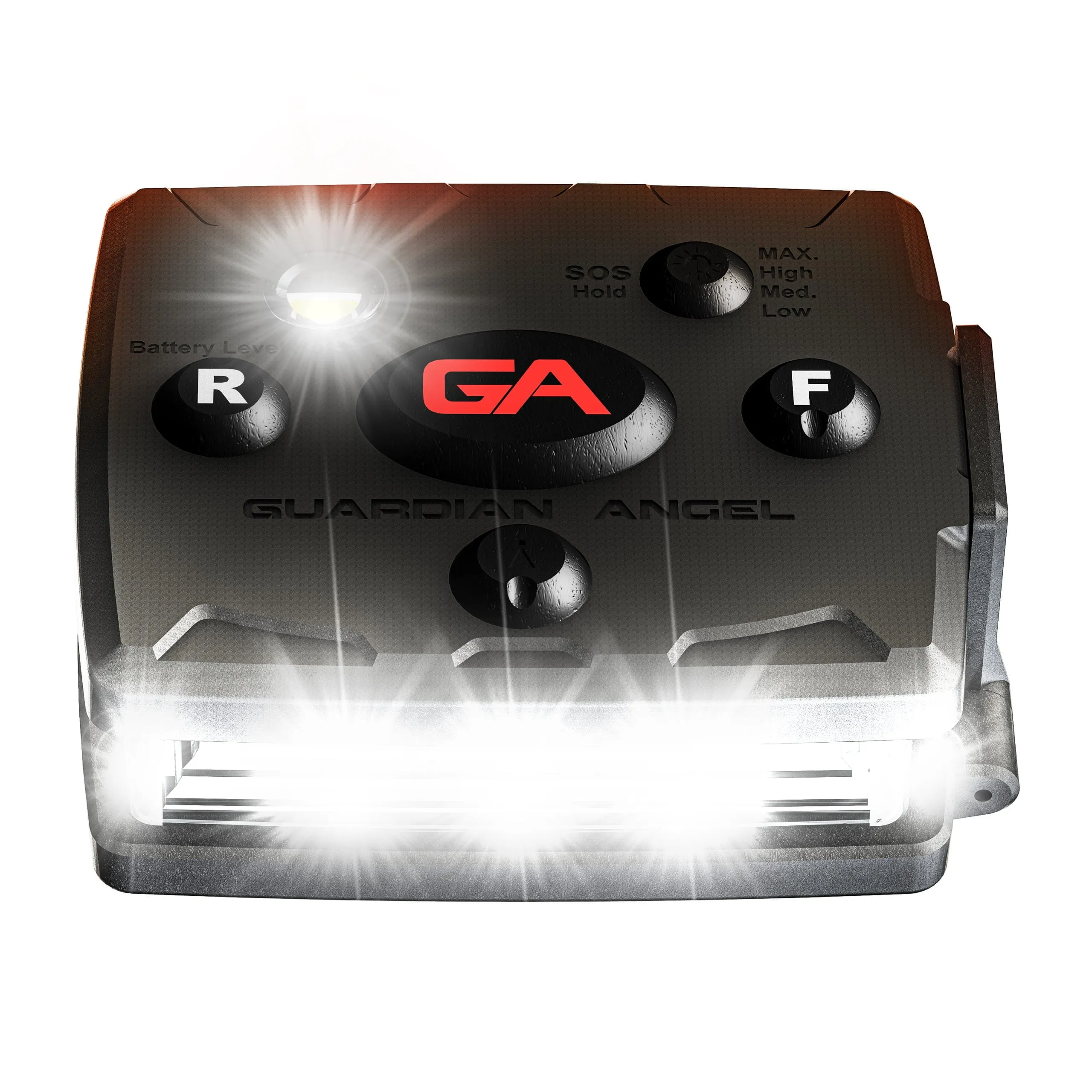Guardian Angel Micro Series Wearable Safety Light (White/ Red)