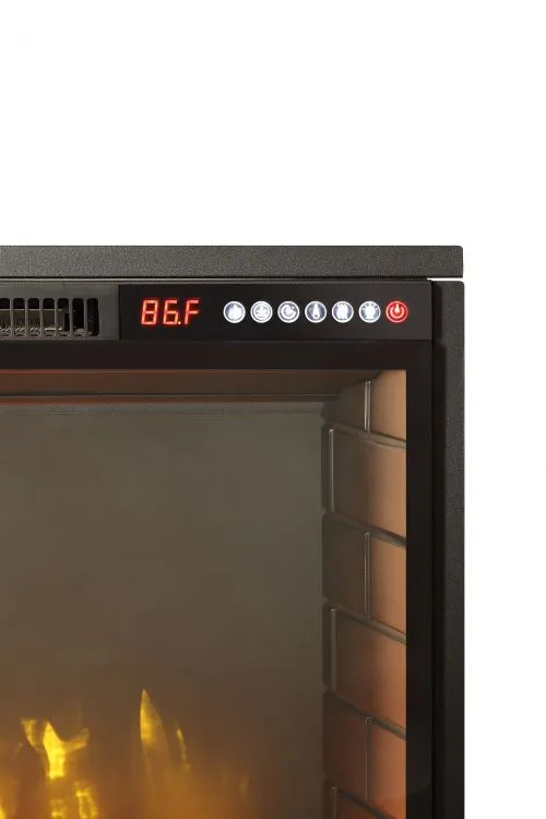 Harlow 60" Electric Fireplace with Bluetooth- Antique Pine Finish