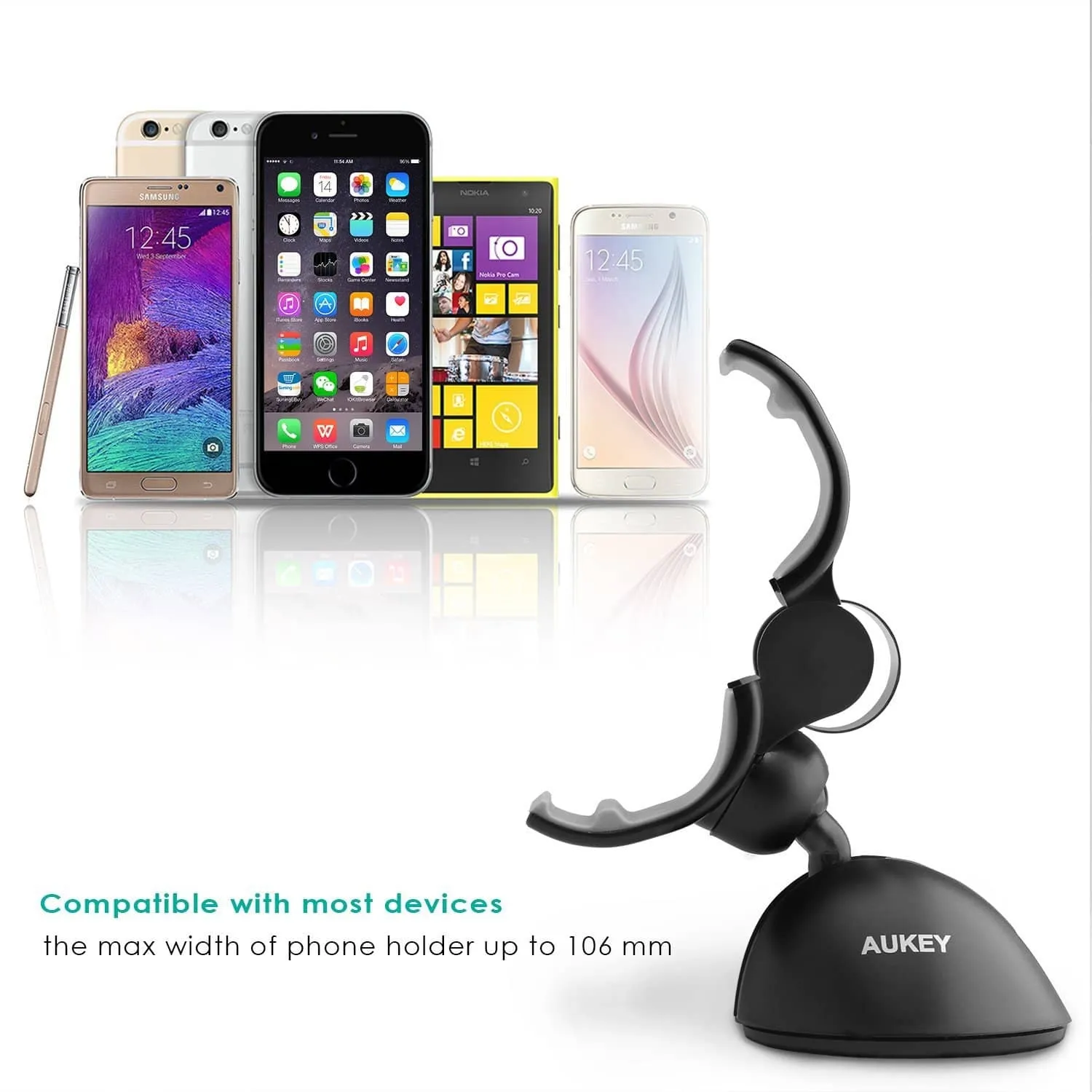 HD-C11 Windshield Dashboard 360 Degree Rotating Universal Car Mount Holder