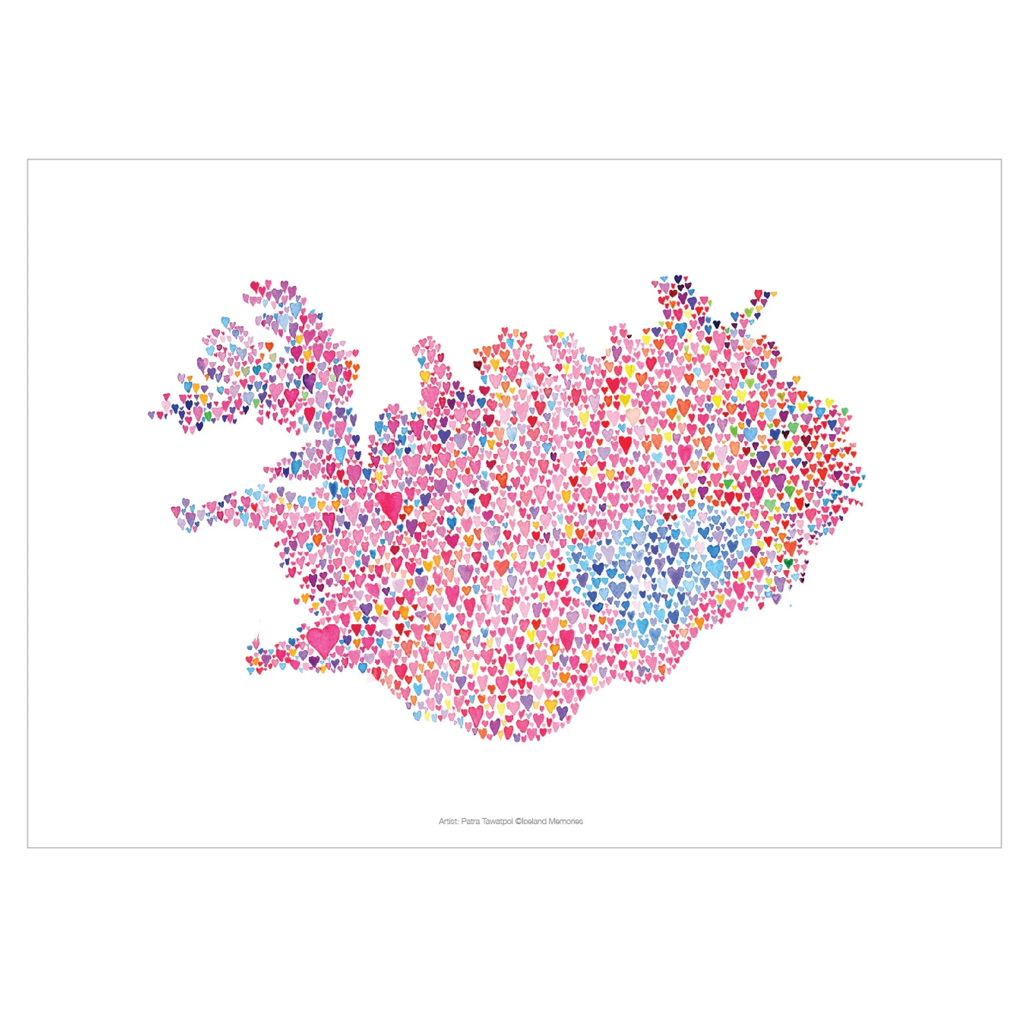 Heart map A4