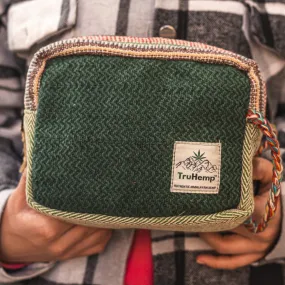Hemp Travel Pouches - Green