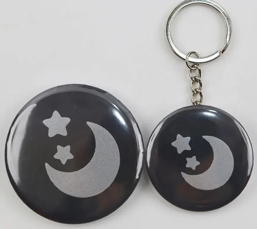 High Visibility Tinplate Badge