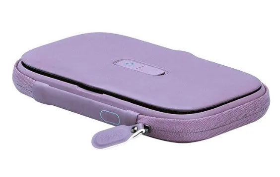 HoMedics UV Clean Portable Phone Sanitizer 2 UV-C Germicidal LEDs Purple SANPH100