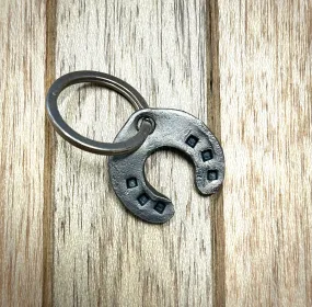 Horseshoe Metal Keychain