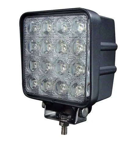 Industrial 4" 48w Square LED Work Light Flood