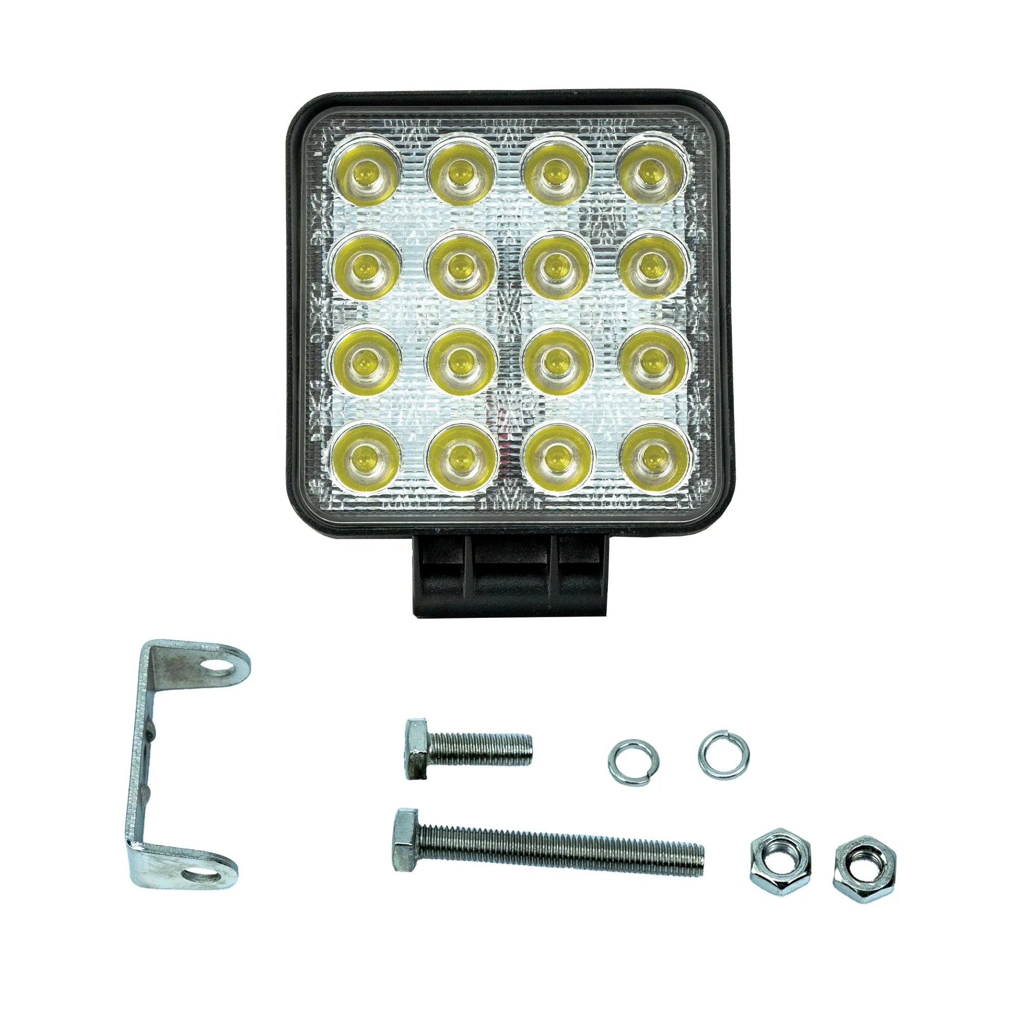 Industrial 4" 48w Square LED Work Light Flood
