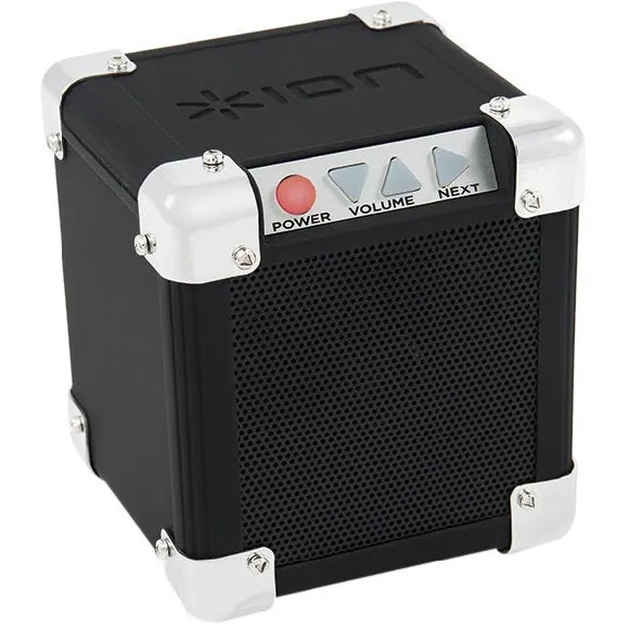 Compact 15W Wireless Bluetooth Speaker with 1/8 Input: ION Audio Rock Block