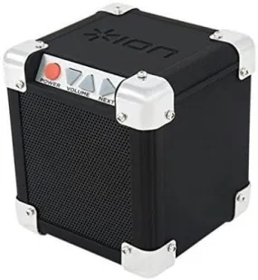 Compact 15W Wireless Bluetooth Speaker with 1/8 Input: ION Audio Rock Block