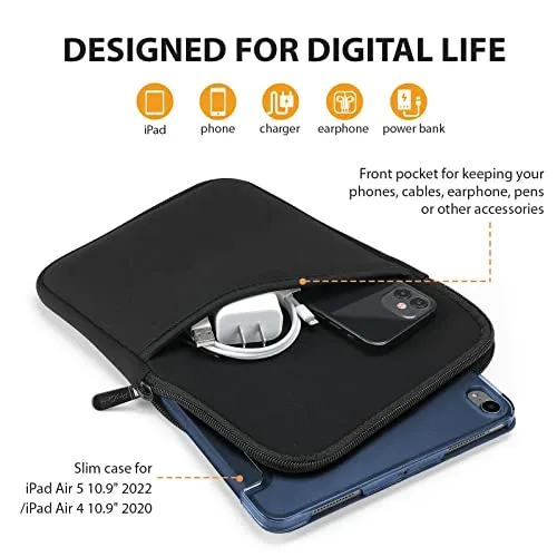 iPad Air 4th Gen/ iPad Air 5th Gen 10.9" Slim Stand Case with Protective Bag | ProCase