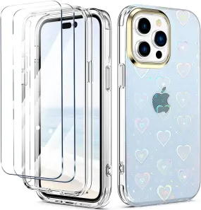iPhone 14 Pro Case Slim Shockproof  Body Protective Case Dazzling Glitters
