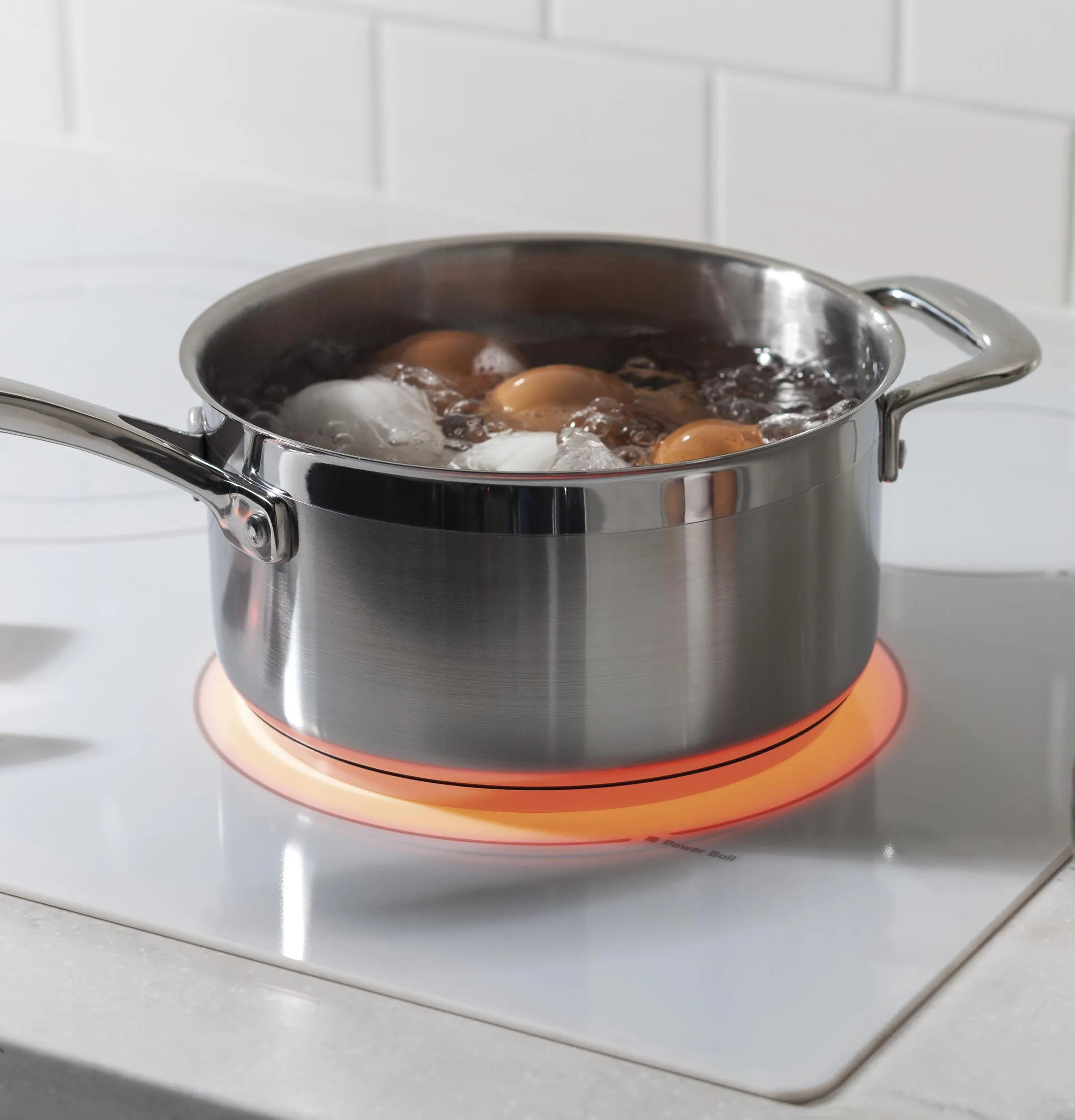 JP3036TLWW GE® 36" Built-In Knob Control Electric Cooktop