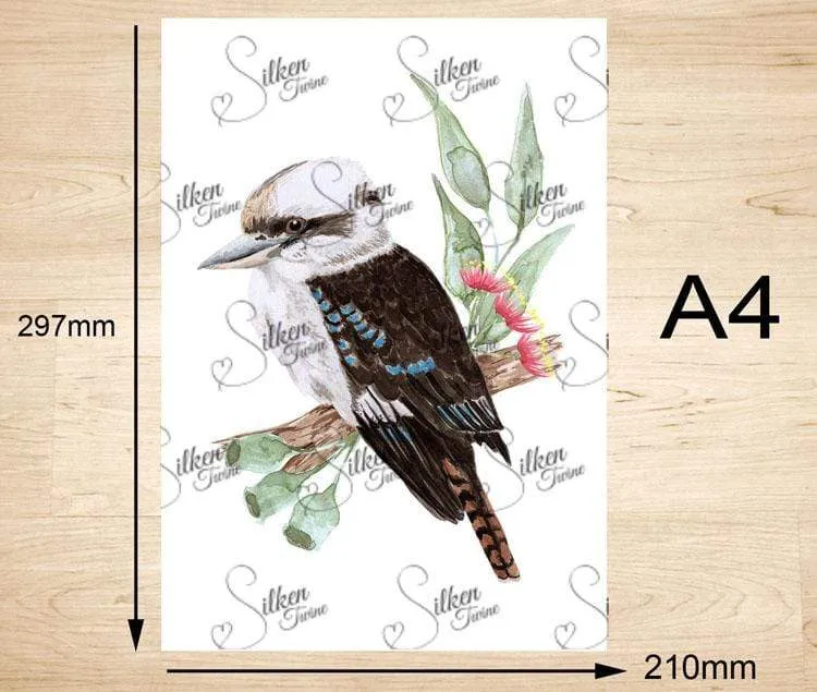 Kookaburra Art Print Left