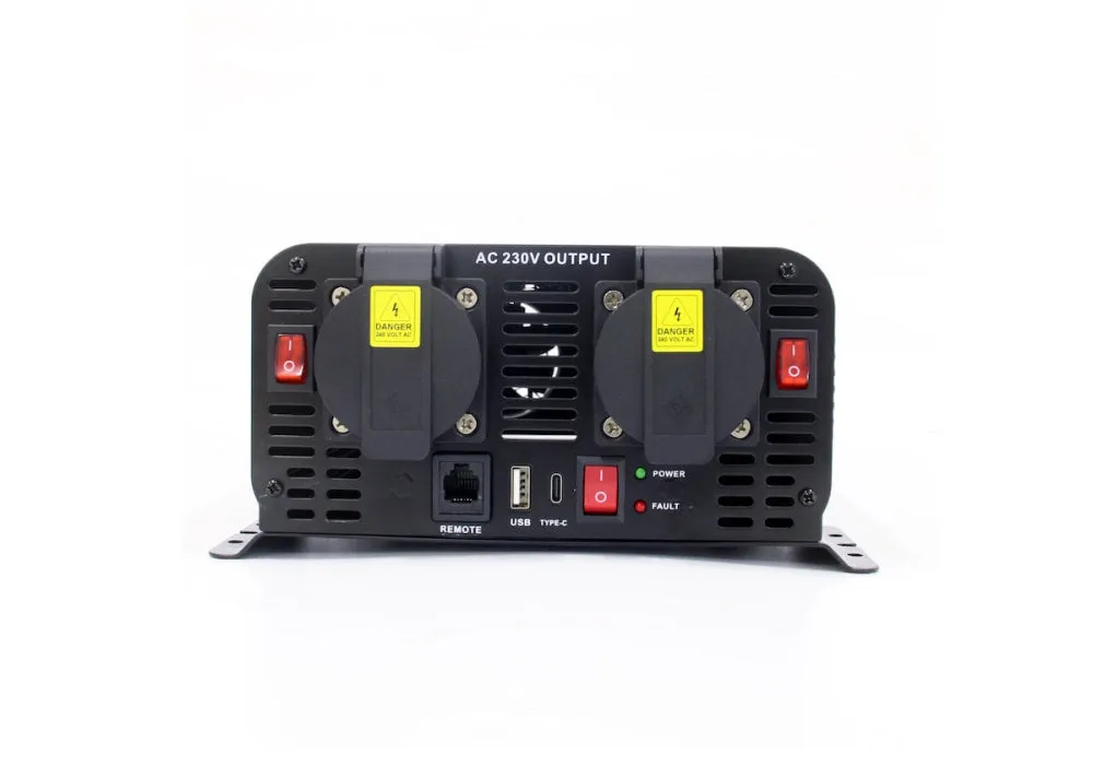 KT 1500W Pure Sine Wave 12V to 240V Inverter