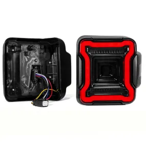 Led Smoked Lens Tail Light Kit - Jeep Wrangler JL w/ Brake Turn Reverse