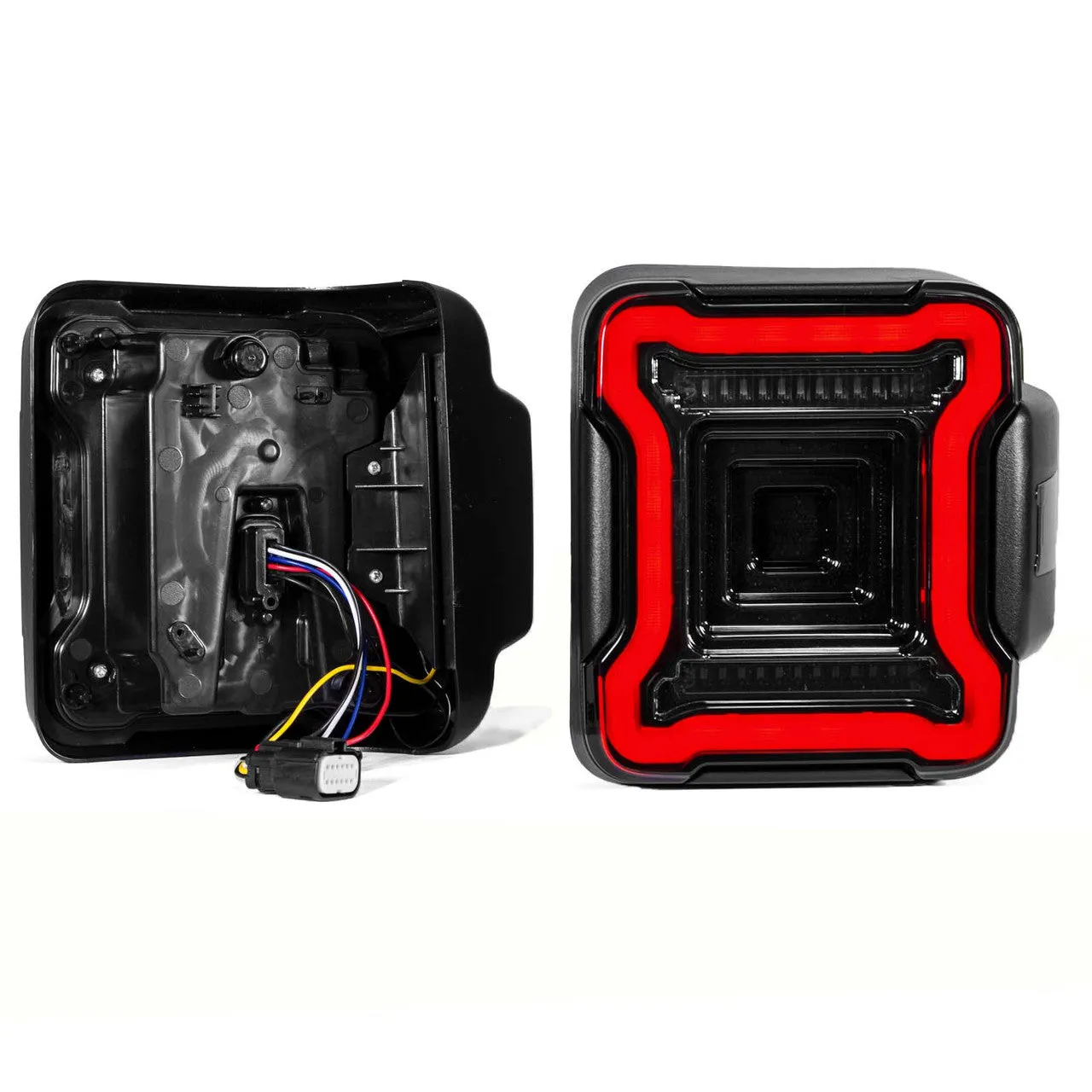 Led Smoked Lens Tail Light Kit - Jeep Wrangler JL w/ Brake Turn Reverse