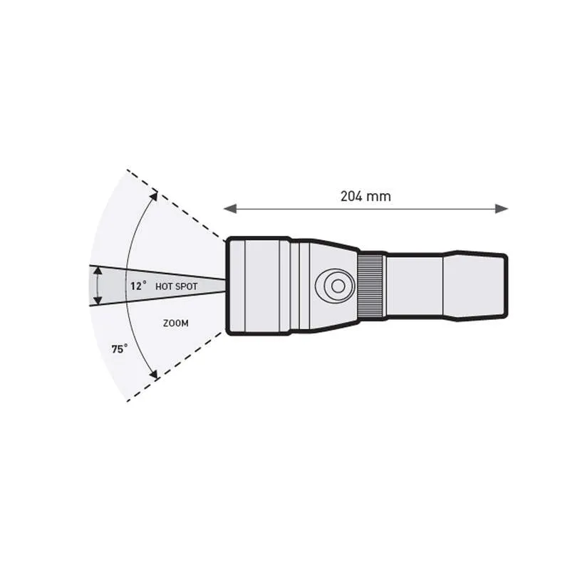Mares EOS 15LRZ Aluminium Rechargeable Torch - 1580 Lumens