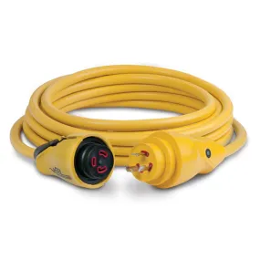 MARINCO 12998472 25' EEL ShorePower Cordset, 30A 125V, Yellow