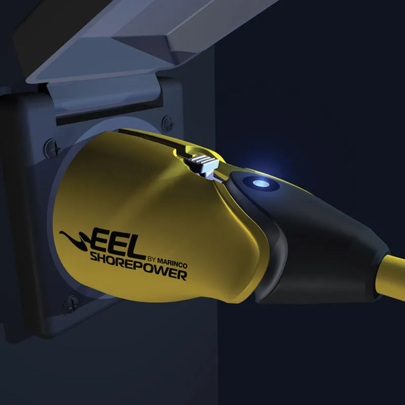 MARINCO 12998472 25' EEL ShorePower Cordset, 30A 125V, Yellow