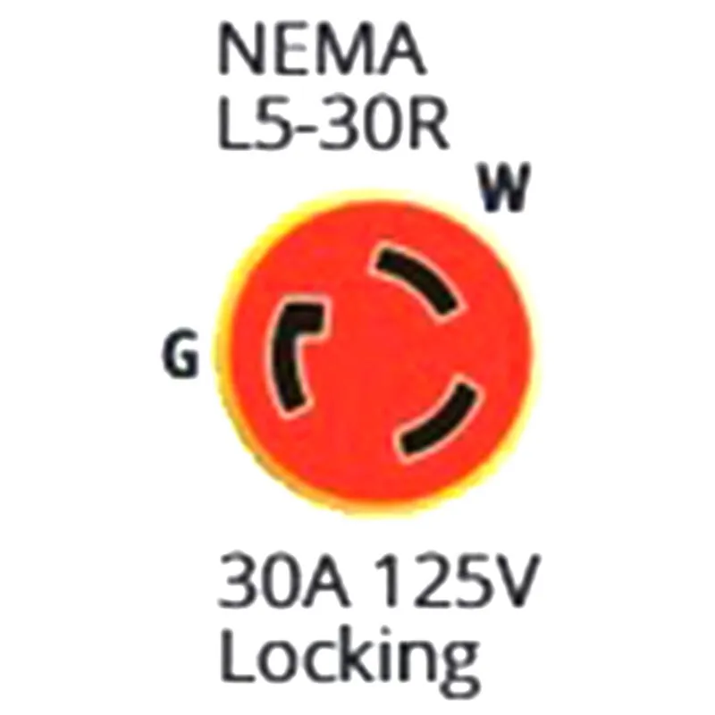 MARINCO 12998472 25' EEL ShorePower Cordset, 30A 125V, Yellow