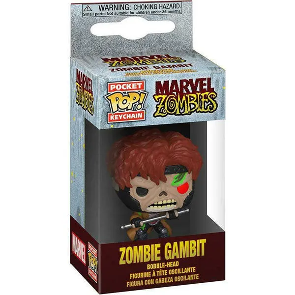 Marvel Zombies - Gambit Pocket Pop! Keychain