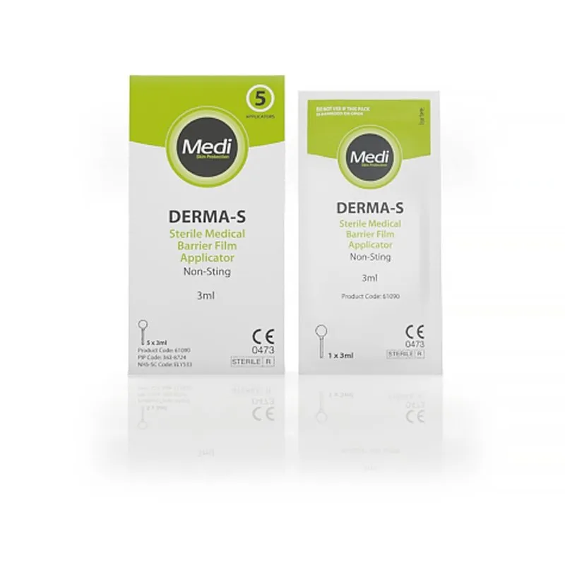 Medi Derma S Sterile Medical Barrier Film Applicators 3ml x 5