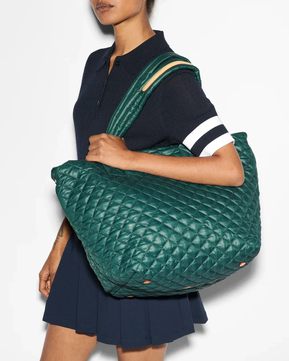 Medium Metro Tote Deluxe | Emerald