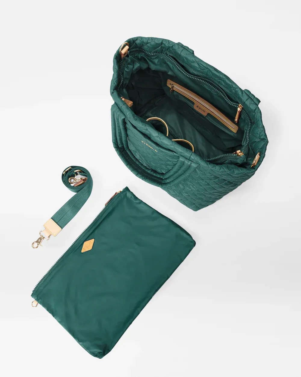 Medium Metro Tote Deluxe | Emerald