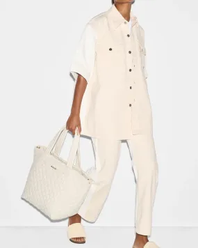 Medium Metro Tote Deluxe | Sandshell