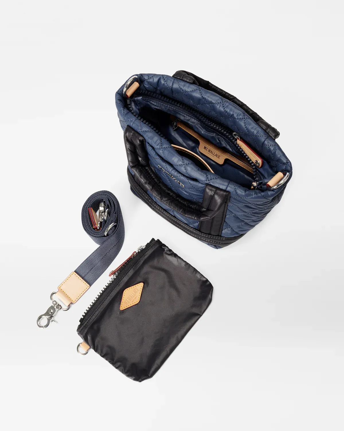 Mini Empire Tote | Navy Black