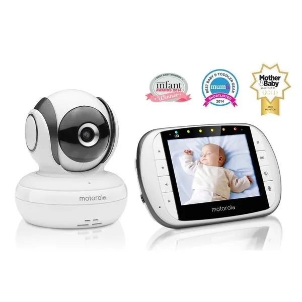Motorola Digital Video Baby Monitor White MBP36S