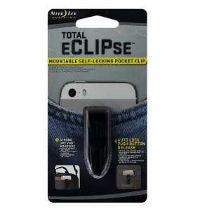 Nite Ize Total eCLIPse Mountable Carbon Fiber Belt / Pocket Clip - Black