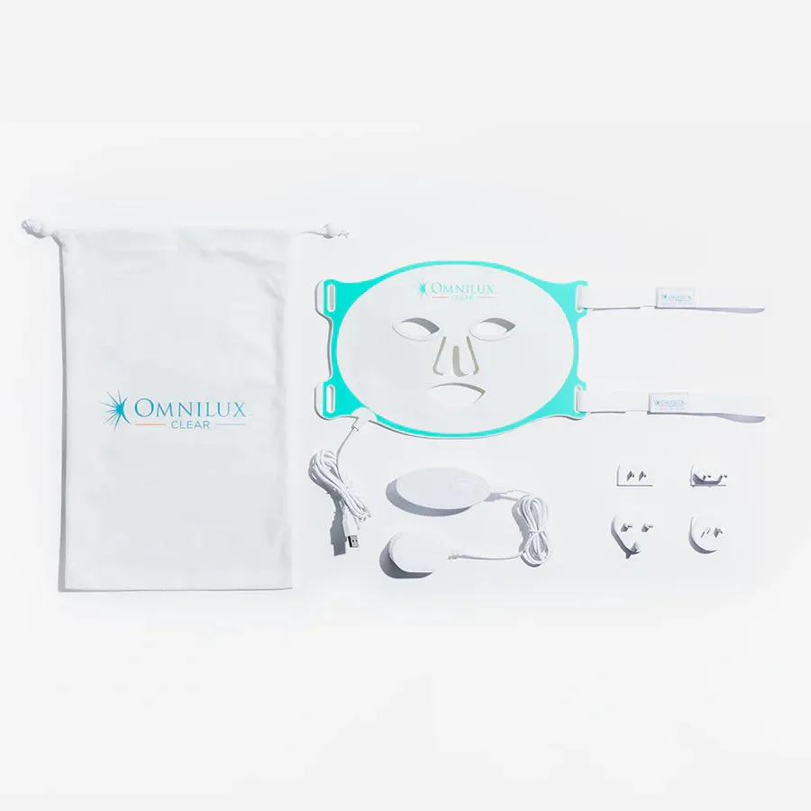 Omnilux Clear | Acne -- Flexible LED Face Mask
