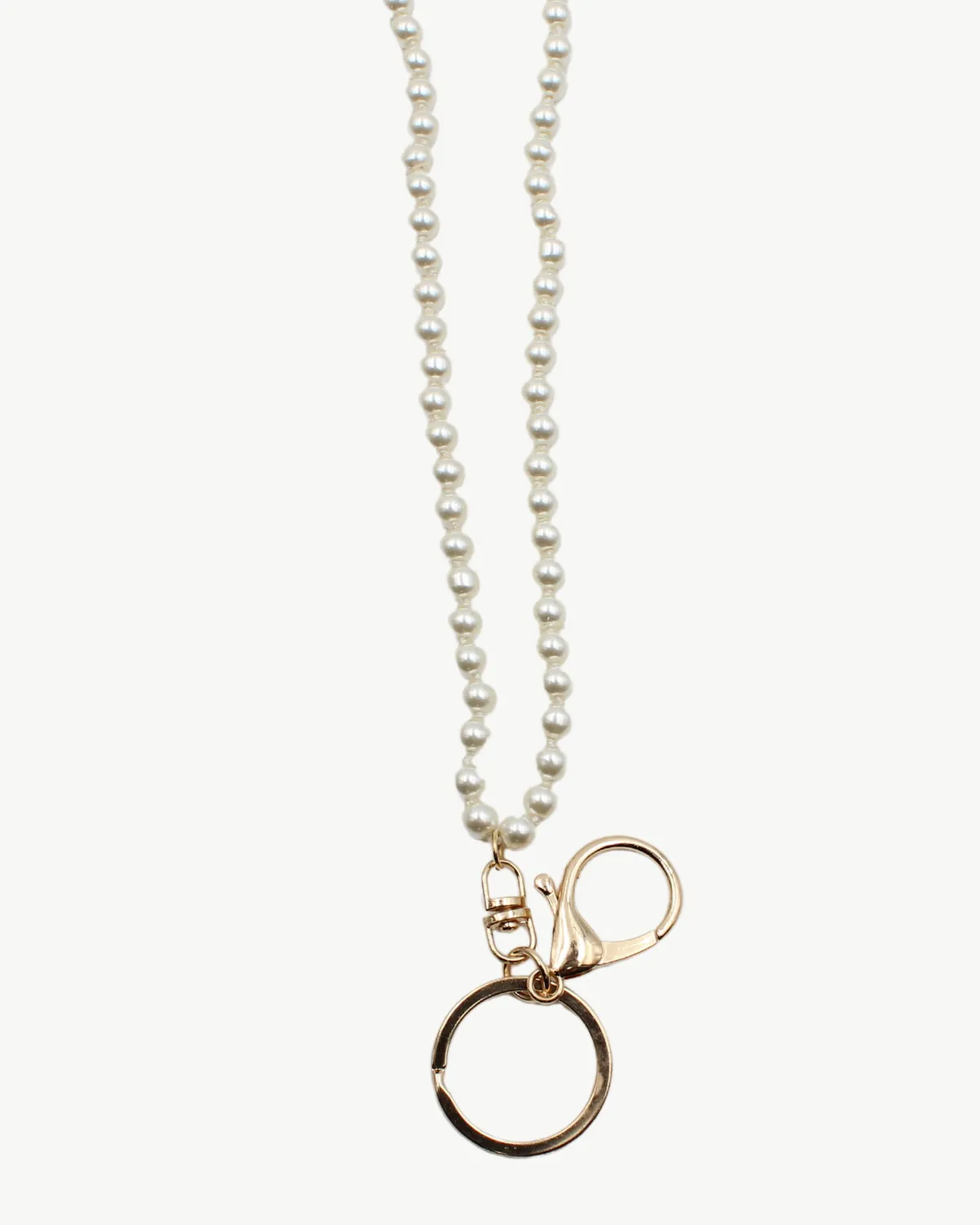 Pearl Gold Lanyard