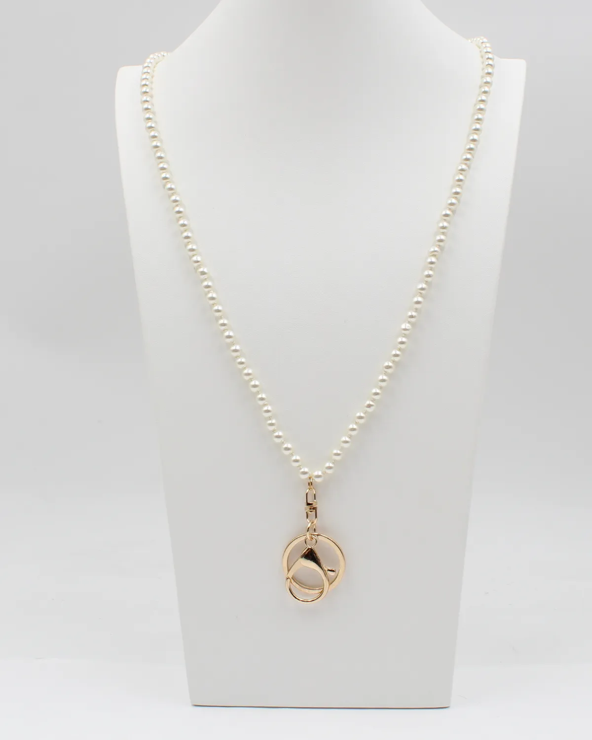 Pearl Gold Lanyard