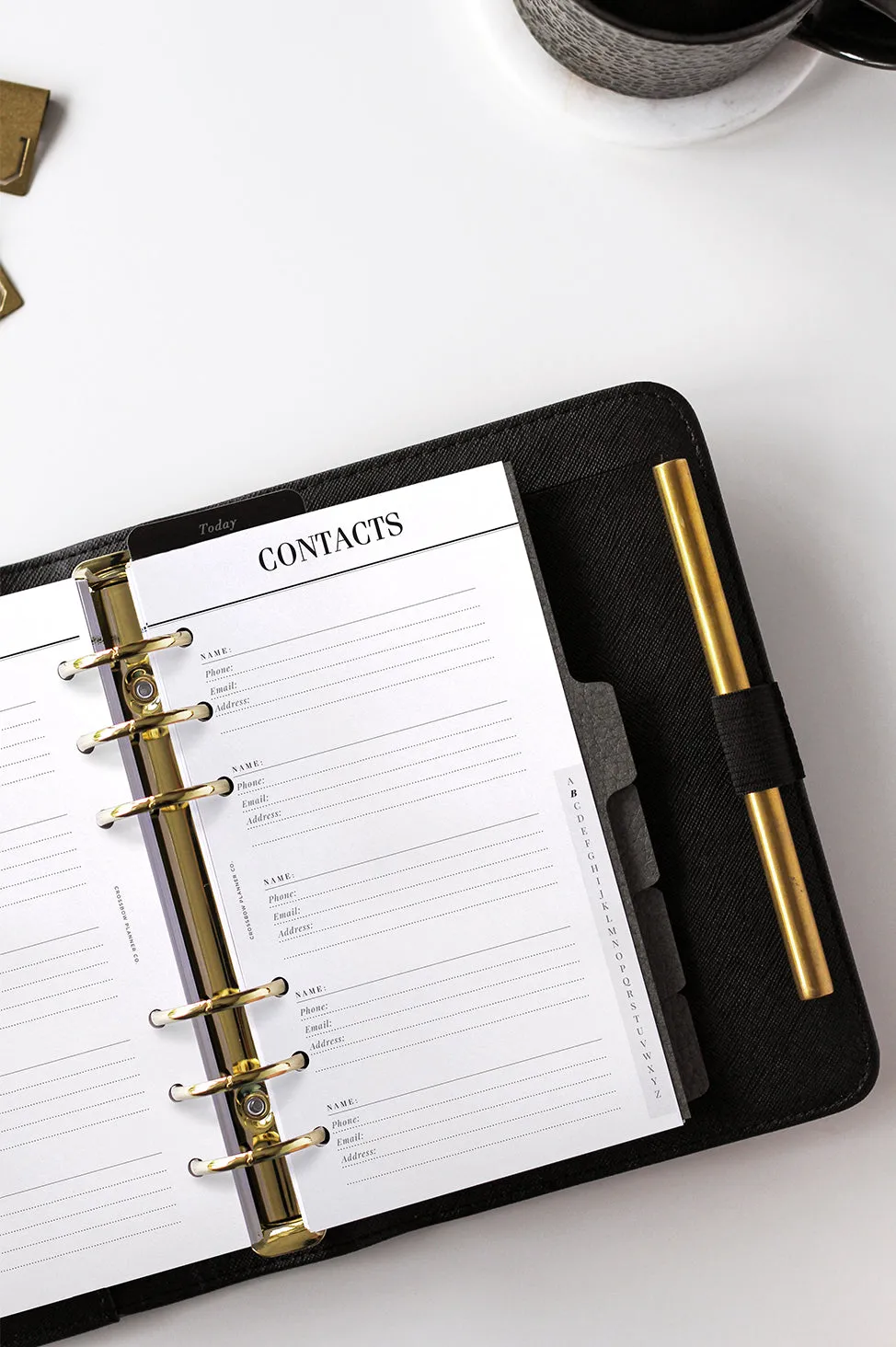 Personal Contacts Planner Pages