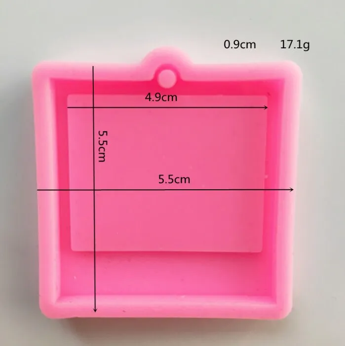 Picture Frame Keychain Mold, Photo Frame Mold, Polaroid Silicone Mold, Resin Mold, Epoxy Mold, Resin Craft Keychain Charms DIY, Casting Mold